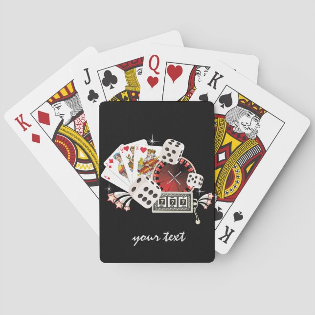 casino, vegas, poker, gambling, adult playing card (Back)