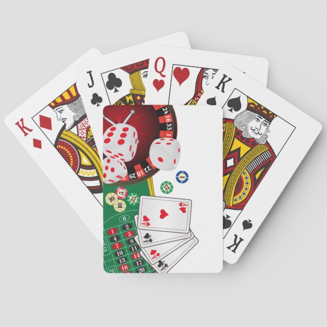 casino, vegas, poker, gambling, adult poker cards (Back)
