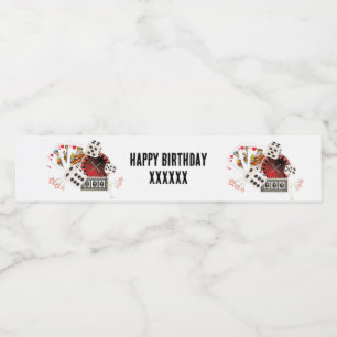 casino water bottle LABEL - casino