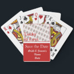 Casino Wedding deck of Playing Cards Save the Date<br><div class="desc">Casino Wedding deck of Playing Cards  Save the Date cards...   Vegas wedding announcement.  Unique way to let people know they need to Save The Date.</div>