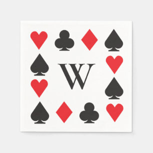 Casino Wedding Paper Napkins
