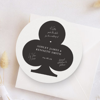 Casino Wedding Save the Date