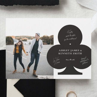 Casino Wedding Save the Date