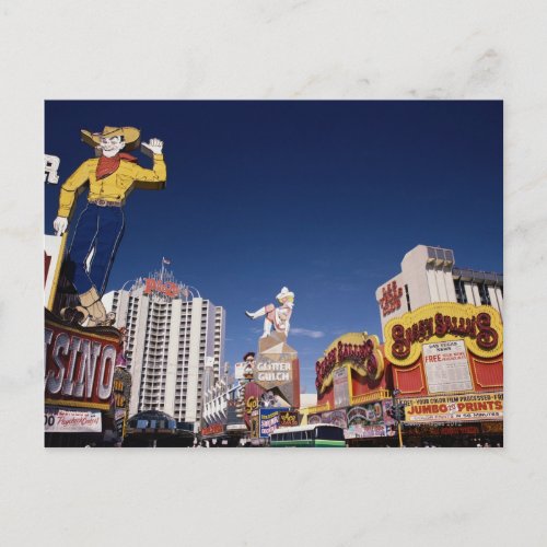Casinos and hotels in Las Vegas Postcard
