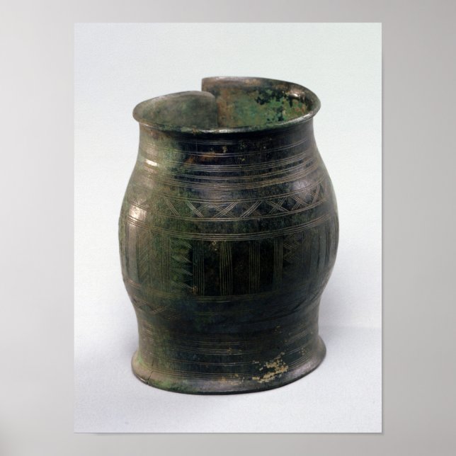 Cask shaped armband, Hallstatt Culture Poster (Front)