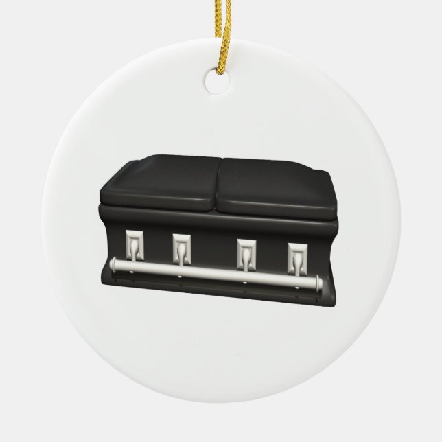 CASKET CERAMIC ORNAMENT (Front)