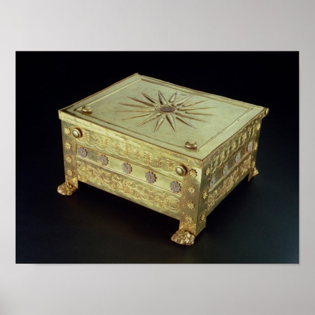 Casket from the tomb of Philip II of Macedon Poster (Front)