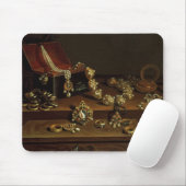 Casket of jewels on a table mouse pad (With Mouse)