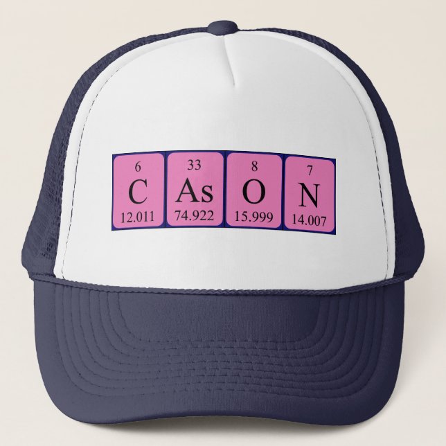 Cason periodic table name hat (Front)
