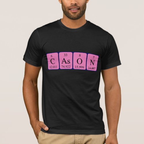 Cason periodic table name shirt