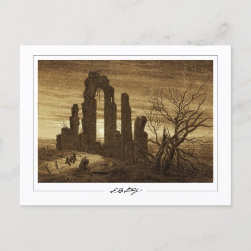 Caspar David Friedrich 19 _ Fine Art Postcard