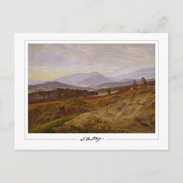 Caspar David Friedrich #21 - Fine Art Postcard (Front)