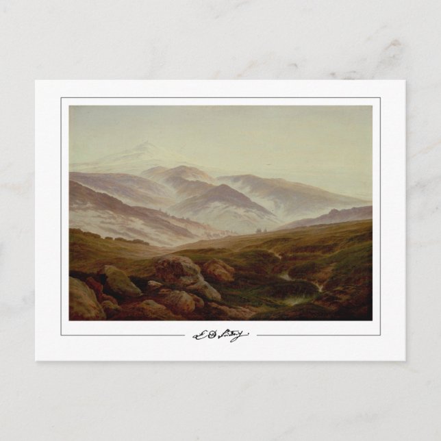 Caspar David Friedrich #22 - Fine Art Postcard (Front)