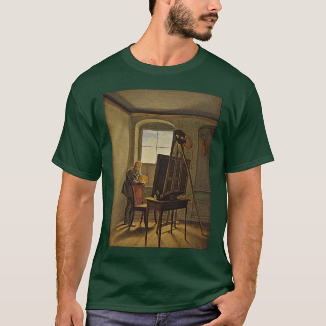 Caspar David Friedrich In His Studio T-Shirt (Front)