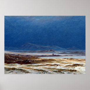 Caspar David Friedrich Northern Landscape, Spring Poster