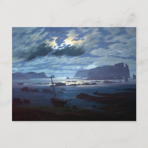 Caspar David Friedrich Northern Sea Postcard