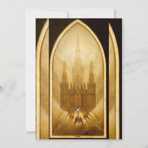 Caspar David Friedrich _ The Cathedral Invitation