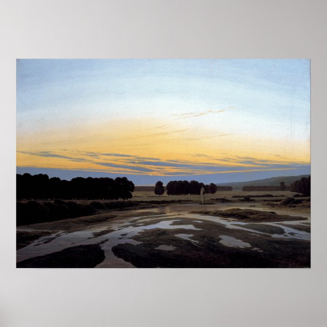 Caspar David Friedrich The Grosse Gehege Poster (Front)