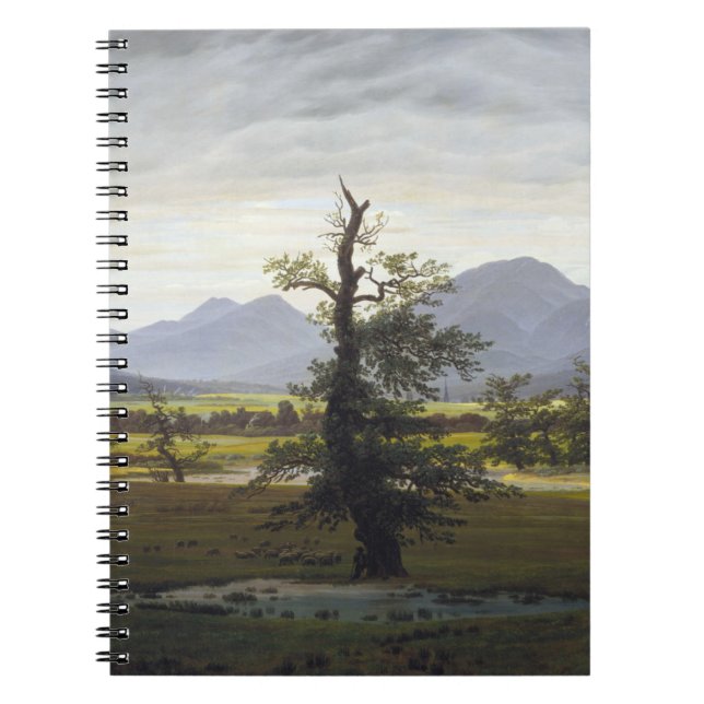 Caspar David Friedrich - The Lonely Tree Notebook (Front)