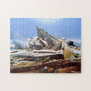 CASPAR DAVID FRIEDRICH - The sea of ice 1824 Jigsaw Puzzle