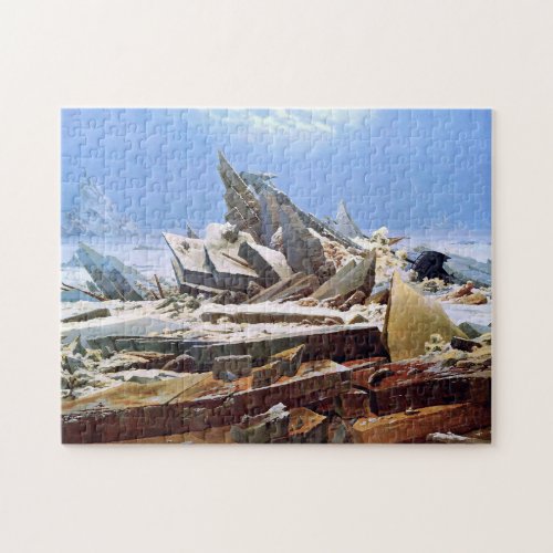 CASPAR DAVID FRIEDRICH _ The sea of ice 1824 Jigsaw Puzzle