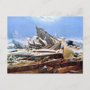 CASPAR DAVID FRIEDRICH - The sea of ice 1824 Postcard