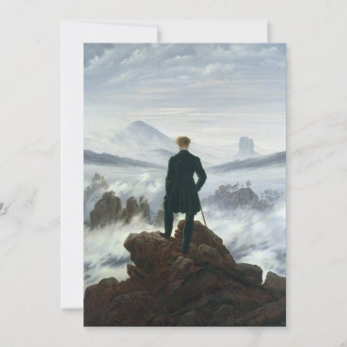 Caspar David Friedrich _ Wanderer above the Sea Card