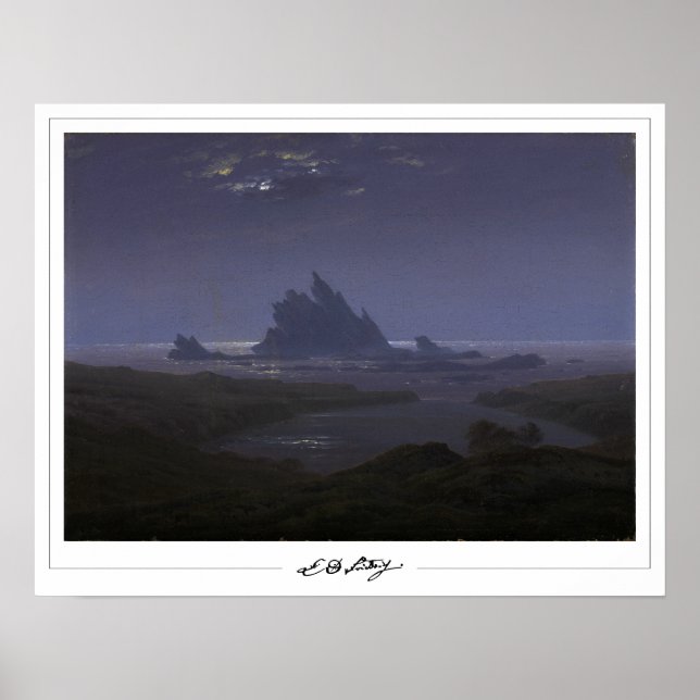 Caspar David Friedrich Zedign Art Poster #165 (Front)
