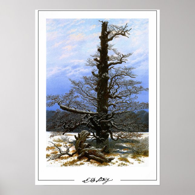 Caspar David Friedrich Zedign Art Poster #17 (Front)