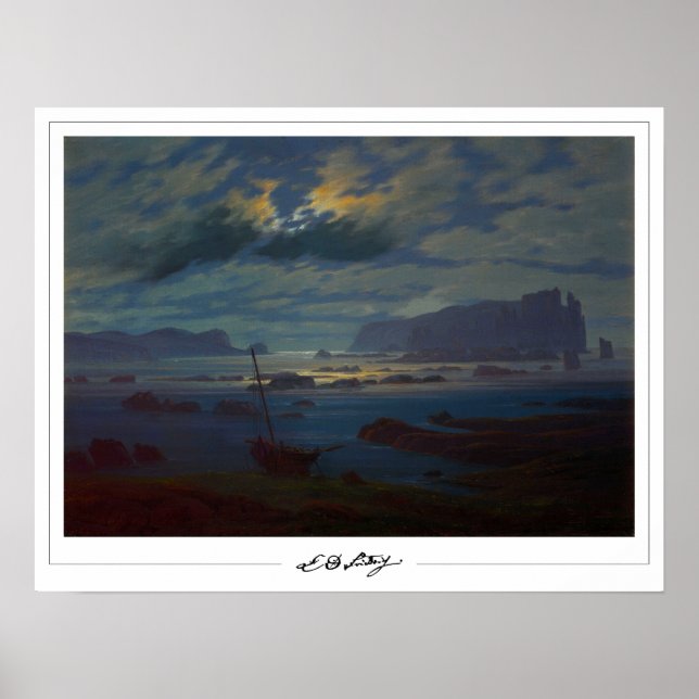 Caspar David Friedrich Zedign Art Poster #17 (Front)