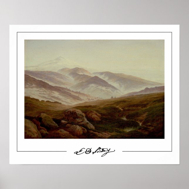Caspar David Friedrich Zedign Art Poster #22 (Front)