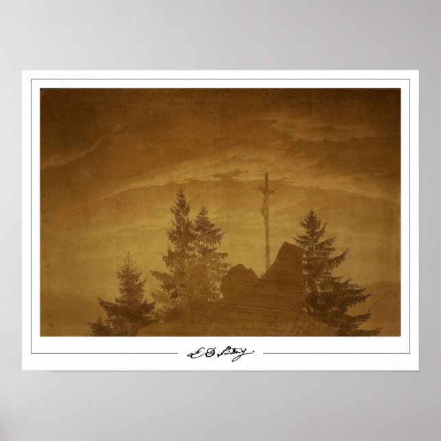 Caspar David Friedrich Zedign Art Poster #38 (Front)
