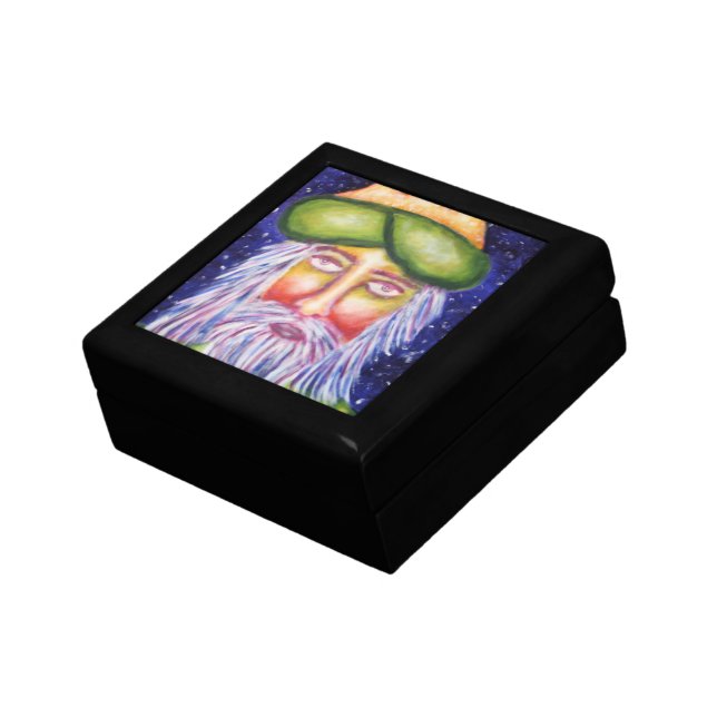 "Caspar" Three Kings Christmas Art Jewelry Box (Side)