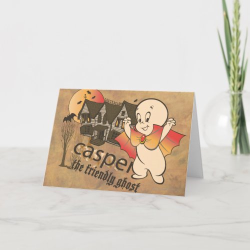 Casper and Haunted House Card