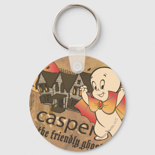 Casper and Haunted House Keychain