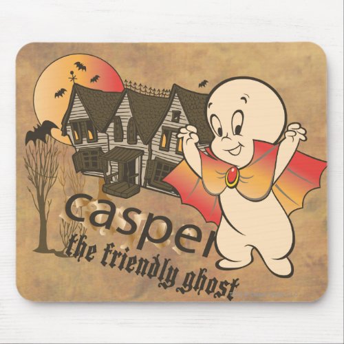 Casper and Haunted House Mouse Pad