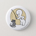 Casper And Kitten Button at Zazzle
