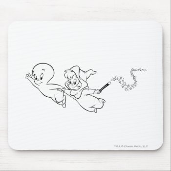 Casper And Wendy Flying Mouse Pad by casper at Zazzle
