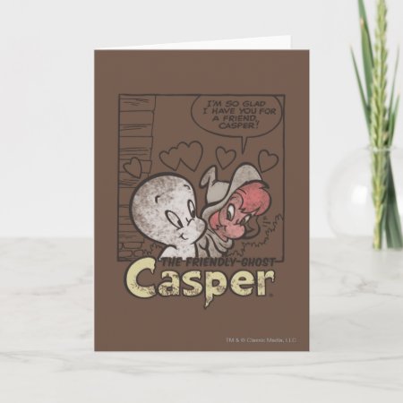 Casper And Wendy Holiday Card