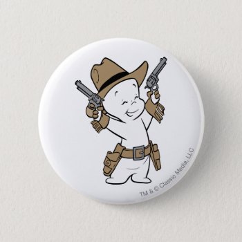 Casper Cowboy Button by casper at Zazzle