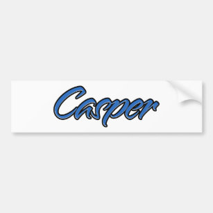 Casper Name blue Aufkleber Sticker Autoaufkleber