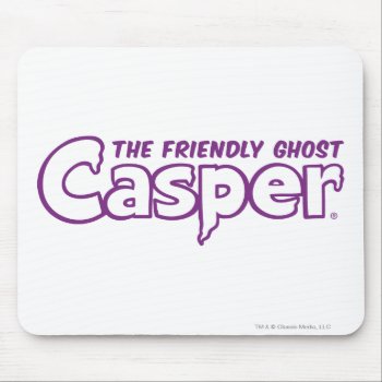 Casper Purple Outline Logo Mouse Pad by casper at Zazzle