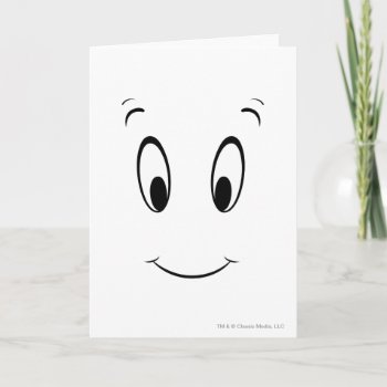 Casper Smiley Face Card by casper at Zazzle