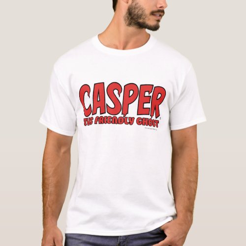 Casper the Friendly Ghost Red Logo 1 T_Shirt