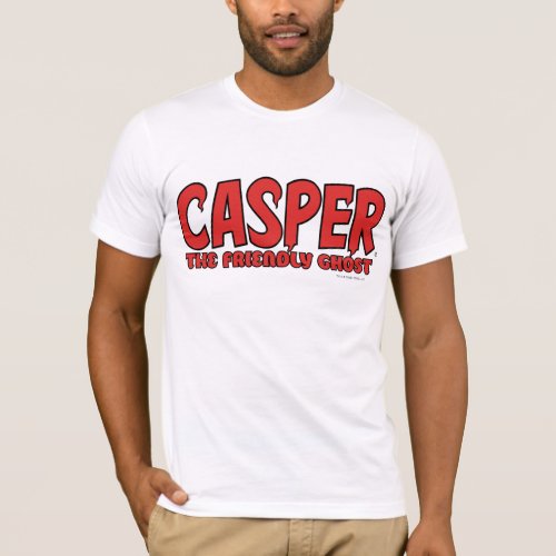 Casper the Friendly Ghost Red Logo 1 T_Shirt