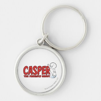 Casper The Friendly Ghost Red Logo 2 Keychain by casper at Zazzle