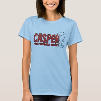 Casper The Friendly Ghost Red Logo 2 T-shirt by casper at Zazzle