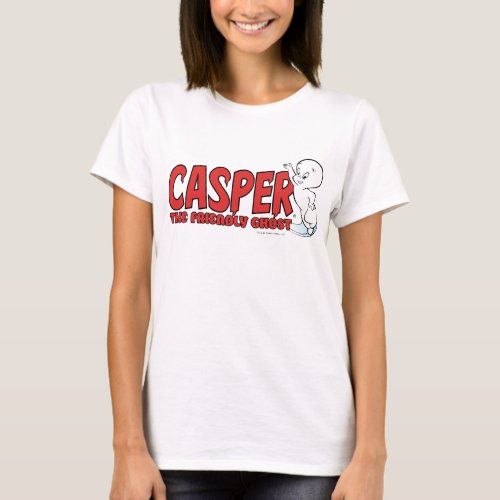 Casper the Friendly Ghost Red Logo 2 T_Shirt
