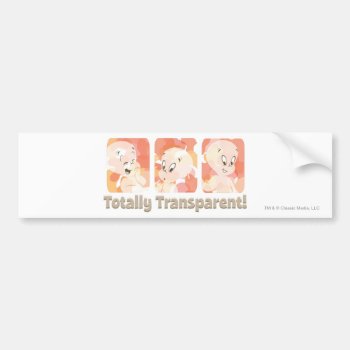 Casper Totally Transparent Bumper Sticker by casper at Zazzle