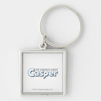 Casper White Logo Keychain by casper at Zazzle